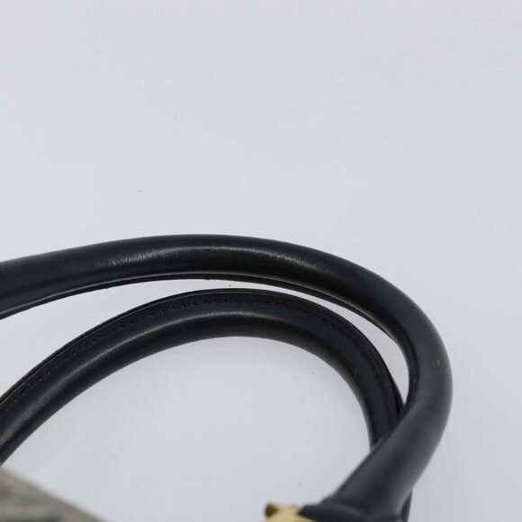 Christian Dior Trotter Canvas Hand Bag Canvas Navy Auth ep11158 - Picture 9 of 16